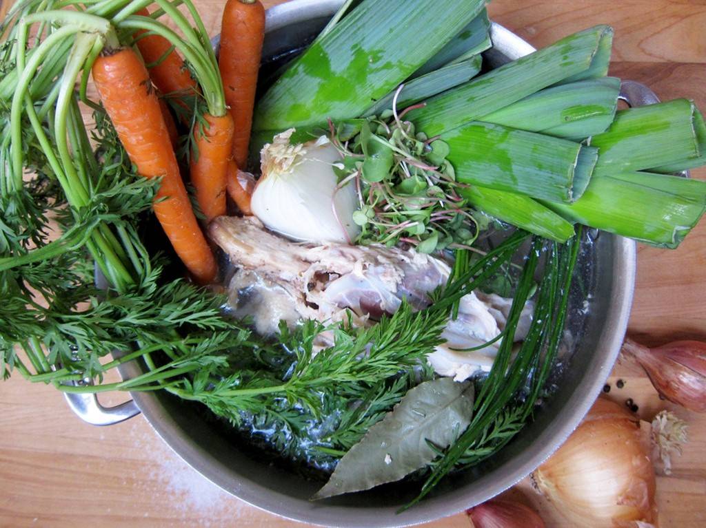 Last Night’s Chicken Soup