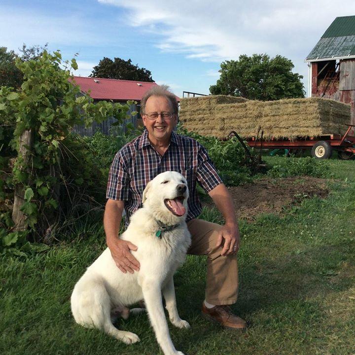 Dan Needles and his dog, Dexter