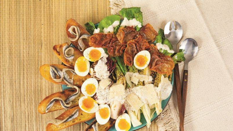 Grilled Caesar Salad