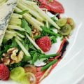 Peppery Greens and Gorgonzola Salad