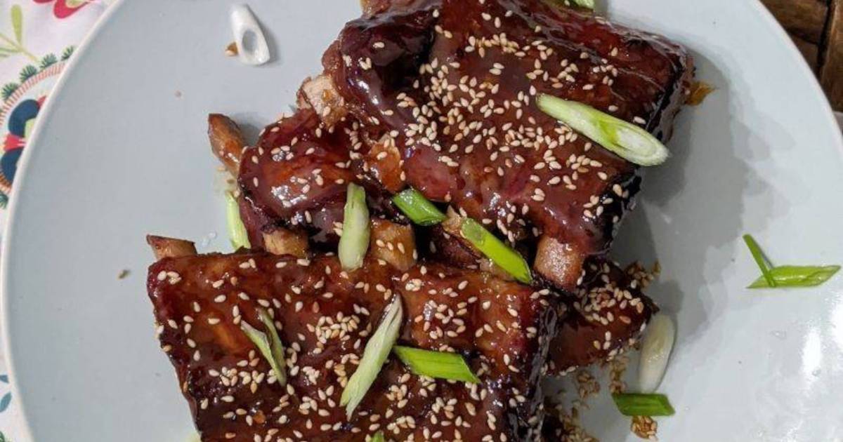 Maple-Orange-Ginger Sticky Ribs