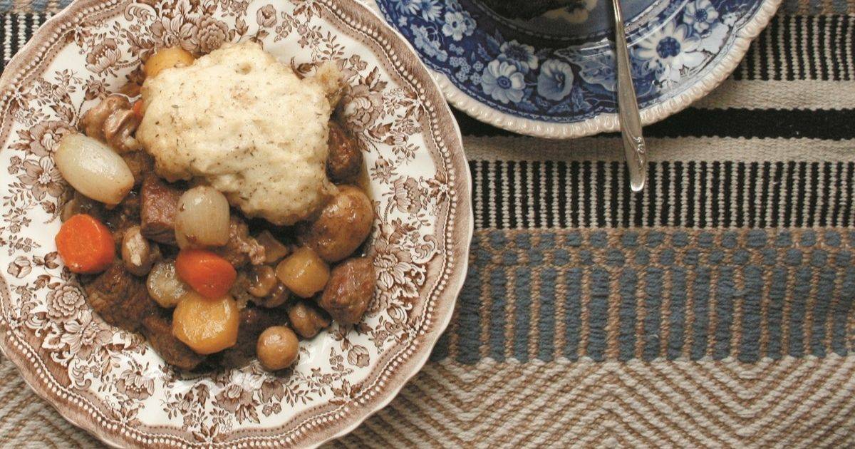 Classic Beef Stew With Dumplings