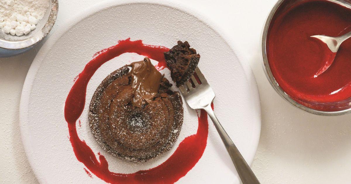 Bob Blumer’s Molten Nutella Chocolate Cake