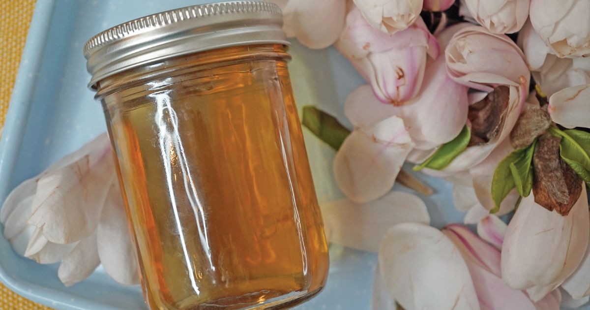 Magnolia-Infused Vinegar