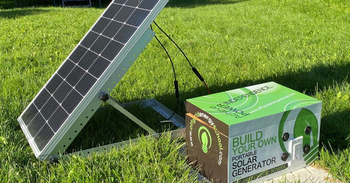 How to Build a Solar Generator