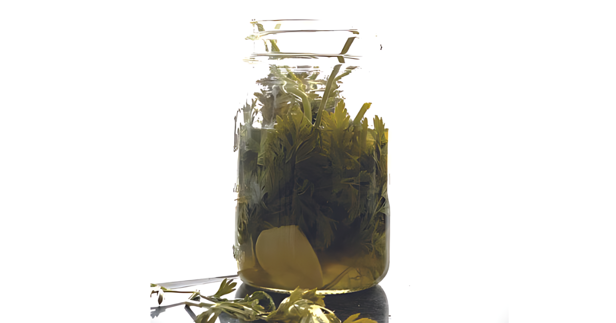 Pickled Carrot Tops