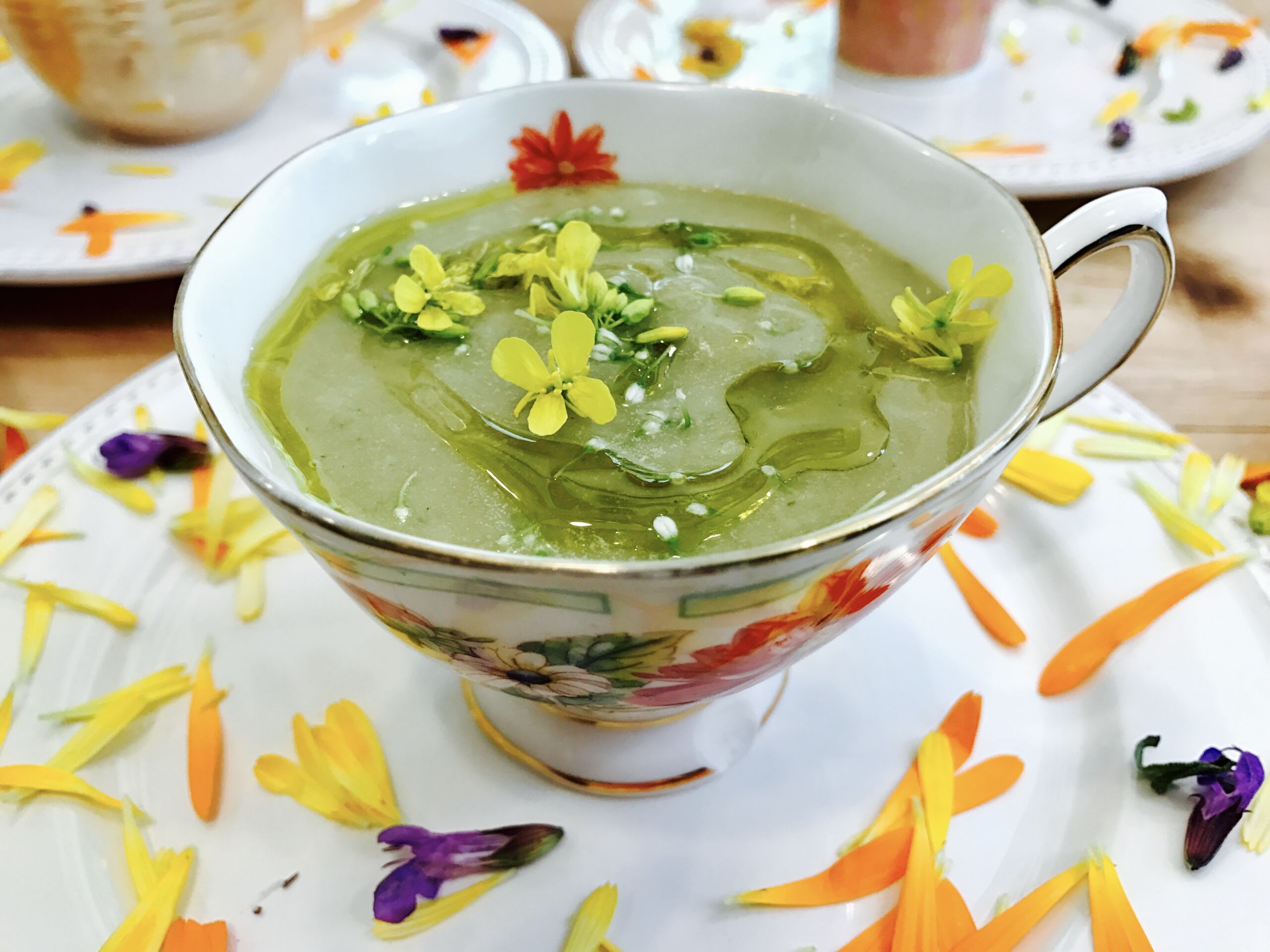 Green Garlic Soup