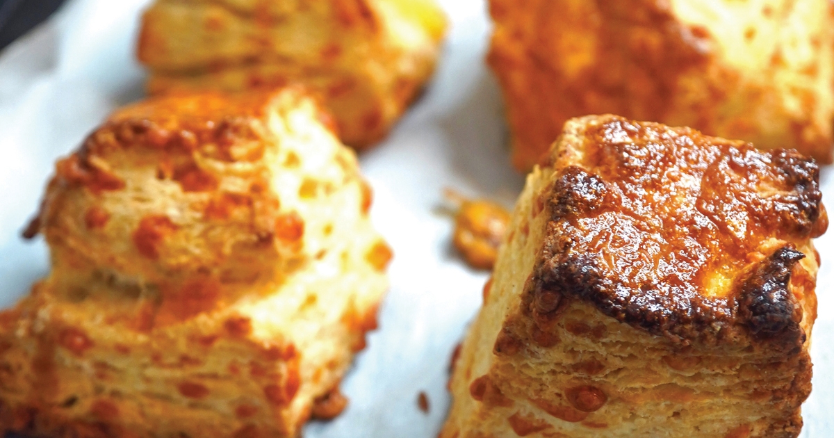 Buttermilk & Aged Cheddar Biscuits