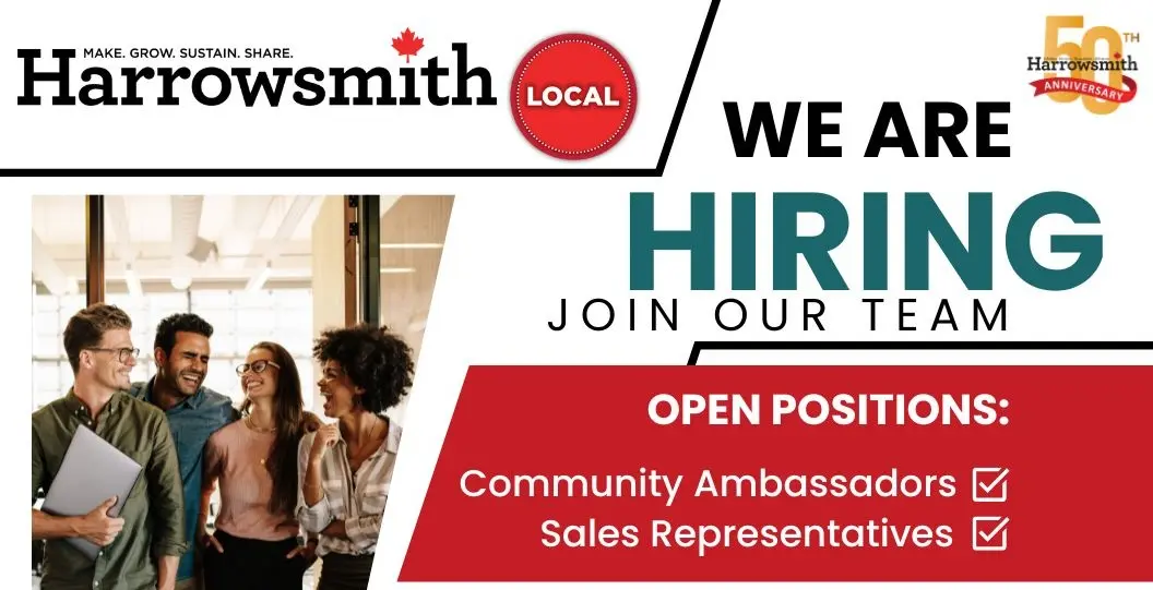 Harrowsmith Local Jobs - we are hiring